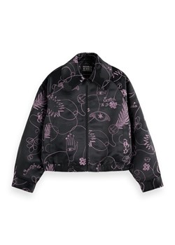 Scotch &amp; Soda Kurtka w kolorze czarno-fioletowym ze sklepu Limango Polska w kategorii Kurtki damskie - zdjęcie 187515737