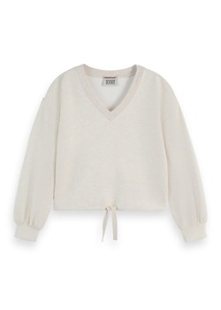 Scotch &amp; Soda Bluza w kolorze białym ze sklepu Limango Polska w kategorii Bluzy damskie - zdjęcie 187515809