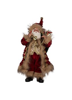 Clayre &amp; Eef Figurka dekoracyjna w kolorze czerwono-beżowym - wys. 31 cm ze sklepu Limango Polska w kategorii Dekoracje - zdjęcie 187515925