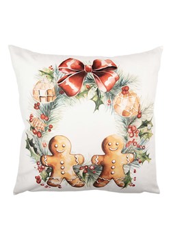 Clayre &amp; Eef Poszewka ze wzorem na poduszkę - 45 x 45 cm ze sklepu Limango Polska w kategorii Poduszki dekoracyjne - zdjęcie 187515967