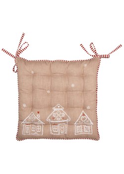 Clayre &amp; Eef Poduszka w kolorze beżowym na krzesło - 40 x 40 cm ze sklepu Limango Polska w kategorii Poduszki dekoracyjne - zdjęcie 187515985