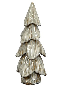 POSIWIO Figurka dekoracyjna &quot;Tree&quot; w kolorze kremowym - wys. 26 x Ø 11 cm ze sklepu Limango Polska w kategorii Dekoracje - zdjęcie 187516017
