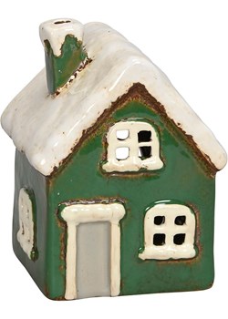 POSIWIO Świecznik &quot;House&quot; w kolorze zielonym - 9,5 x 12 x 9 cm ze sklepu Limango Polska w kategorii Świeczniki - zdjęcie 187516026