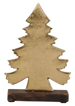 POSIWIO Figurka dekoracyjna &quot;Tree&quot; w kolorze złotym - 14,5 x 21 x 5 cm ze sklepu Limango Polska w kategorii Dekoracje - zdjęcie 187516035