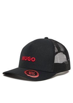 Czapka z daszkiem HUGO 50535942 Czarny ze sklepu eobuwie.pl w kategorii Czapki z daszkiem męskie - zdjęcie 187516205