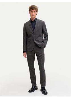 Jack & Jones Garnitur Franco 12183530 Szary Super Slim Fit ze sklepu MODIVO w kategorii Garnitury męskie - zdjęcie 187516457
