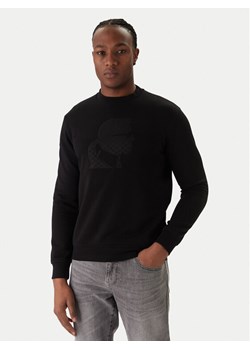 KARL LAGERFELD Bluza 705027 561910 Czarny Regular Fit ze sklepu MODIVO w kategorii Bluzy męskie - zdjęcie 187516458