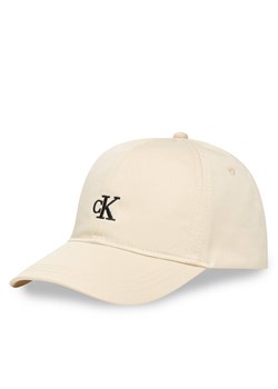 Calvin Klein Jeans Czapka z daszkiem Monogram IU0IU00150 Écru ze sklepu MODIVO w kategorii Czapki dziecięce - zdjęcie 187516466