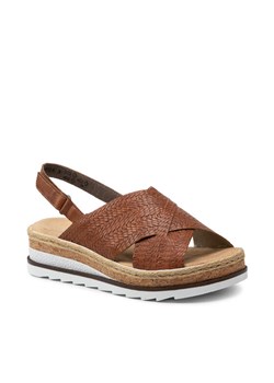 Rieker Espadryle V79B4-25A Brązowy ze sklepu MODIVO w kategorii Espadryle damskie - zdjęcie 187516498