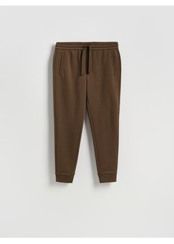 Reserved - Spodnie dresowe slim fit - brązowy ze sklepu Reserved w kategorii Spodnie męskie - zdjęcie 187516908