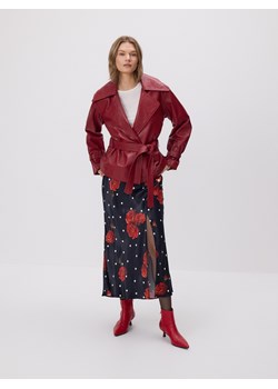 Reserved - Spódnica w kwiatowy wzór - czarny ze sklepu Reserved w kategorii Spódnice - zdjęcie 187516929