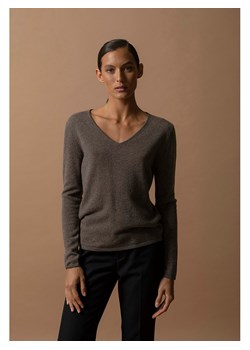 Perfect Cashmere Kaszmirowy sweter &quot;Shannon&quot; w kolorze brązowym ze sklepu Limango Polska w kategorii Swetry damskie - zdjęcie 187517157