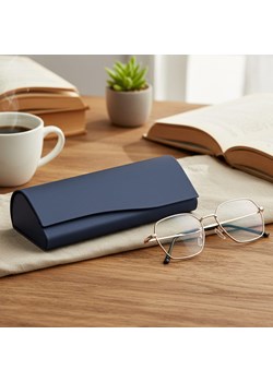 Etui na okulary korekcyjne zamykane na magnes STHC-93A granatowe ze sklepu Stylion w kategorii Etui - zdjęcie 187517957