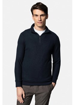 BLUZA LUDRES TROYER/TYPU TROYER GRANATOWA Z WEŁNĄ ze sklepu Recman w kategorii Bluzy męskie - zdjęcie 187517999