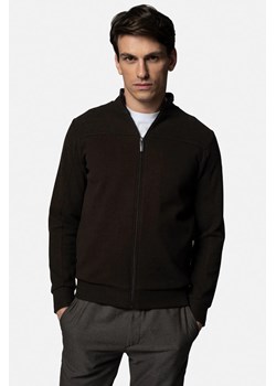 BLUZA OSANI ROZPINANY BRĄZOWA Z BAWEŁNĄ ze sklepu Recman w kategorii Bluzy męskie - zdjęcie 187518007