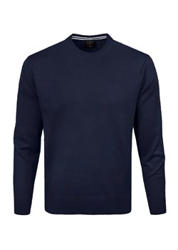 Wełniany Sweter, Okrągły Dekolt (U-Neck) - Pako Jeans - Granatowy SWPJNSbasicGR ze sklepu JegoSzafa.pl w kategorii Swetry męskie - zdjęcie 187518226