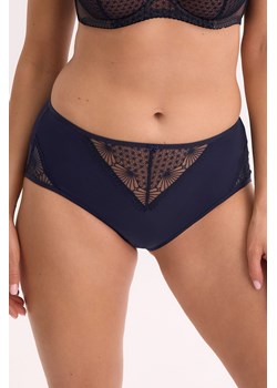 Gaia 1323P Veda figi wysokie z koronkowymi wstawkami granatowy ze sklepu kontri.pl w kategorii Majtki damskie - zdjęcie 187518536
