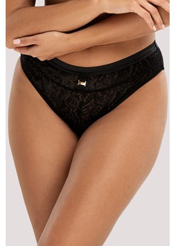 Unikat Madera figi z koronkowymi wstawkami i gładkim tyłem czarny ze sklepu kontri.pl w kategorii Majtki damskie - zdjęcie 187518549