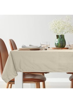 OBRUS MELINDA 140 X 220 CM BEŻOWY ze sklepu lenaodniemowlakadoszkolniaka.pl w kategorii Obrusy i bieżniki - zdjęcie 187518897
