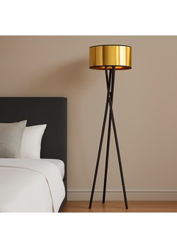 Drewniana lampa podłogowa na trójnogu ELX MIRROR ze sklepu Lysne w kategorii Lampy podłogowe - zdjęcie 187519045