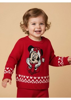Sinsay - Sweter z nadrukiem Minnie Mouse - czerwony ze sklepu Sinsay w kategorii Bluzy i swetry - zdjęcie 187519145