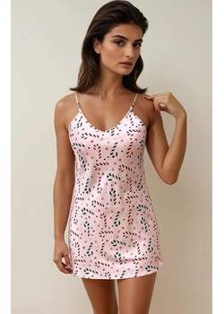 Świąteczna koszula nocna na ramiączka Christmas pink, Kolor różowy-wzór, Rozmiar S, Irall ze sklepu Primodo w kategorii Koszule nocne - zdjęcie 187520039