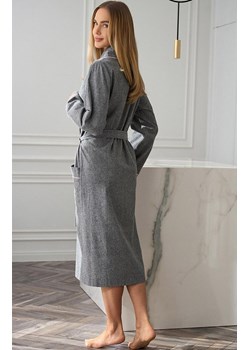 Długi szlafrok damski 2530 Coco, Kolor szary, Rozmiar M, L&amp;L ze sklepu Primodo w kategorii Szlafroki damskie - zdjęcie 187520056