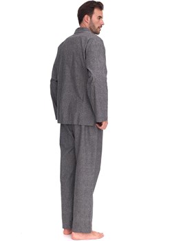 Rozpinana piżama męska 2533 Zeus, Kolor szary, Rozmiar XXL, L&amp;L ze sklepu Primodo w kategorii Piżamy męskie - zdjęcie 187520065