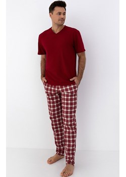 Sensis bawełniana piżama męska Matthew, Kolor bordowy, Rozmiar M, SENSIS ze sklepu Intymna w kategorii Piżamy męskie - zdjęcie 187520636