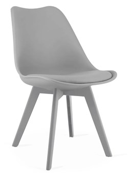 Szare nowoczesne krzesło  R9-H45 ze sklepu Edinos.pl w kategorii Krzesła - zdjęcie 187520645
