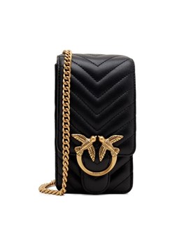 Pinko Skórzana torebka na telefon LOVE ONE SMART SHEEP NAPPA CHE ze sklepu Gomez Fashion Store w kategorii Etui - zdjęcie 187520767