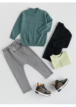 Reserved - Sweter z wiskozą - morski ze sklepu Reserved w kategorii Swetry chłopięce - zdjęcie 187521676