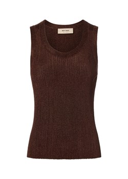 MOS MOSH Damski top z dzianiny - MMRelena Imanja Kobiety nugatowy jednolity ze sklepu vangraaf w kategorii Bluzki damskie - zdjęcie 187521719