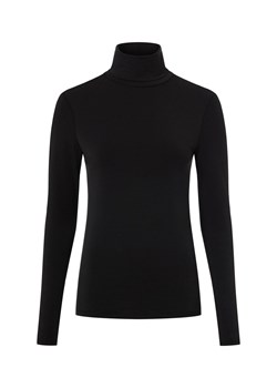 Msch Copenhagen Damska koszulka z długim rękawem - MSCHBetrina Kobiety Sztuczne włókno czarny jednolity ze sklepu vangraaf w kategorii Bluzki damskie - zdjęcie 187521735