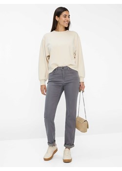 BRAX Spodnie - Mary Kobiety Lyocell szary jednolity ze sklepu vangraaf w kategorii Spodnie damskie - zdjęcie 187521768
