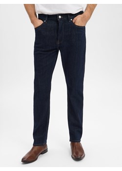 Tommy Hilfiger Męskie dżinsy o regularnym kroju Mężczyźni dark stone jednolity ze sklepu vangraaf w kategorii Jeansy męskie - zdjęcie 187521786