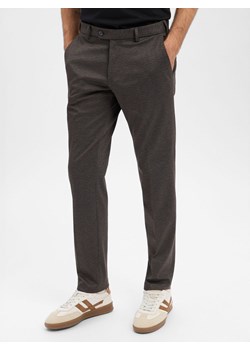 Finshley & Harding Spodnie Mężczyźni Modern Fit antracytowy w kratkę ze sklepu vangraaf w kategorii Spodnie męskie - zdjęcie 187521787