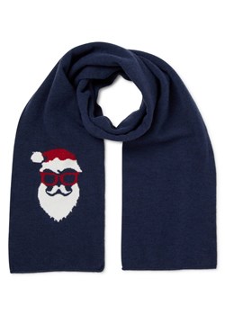 Only&Sons Męski szalik z dzianiny Mężczyźni drobna dzianina granatowy wzorzysty ze sklepu vangraaf w kategorii Szaliki męskie - zdjęcie 187521788