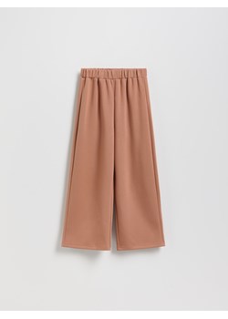 Reserved - Spodnie wide leg - brązowy ze sklepu Reserved w kategorii Spodnie dziewczęce - zdjęcie 187522505