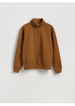 Reserved - Bluza ze stójką - bursztynowy ze sklepu Reserved w kategorii Bluzy męskie - zdjęcie 187522698