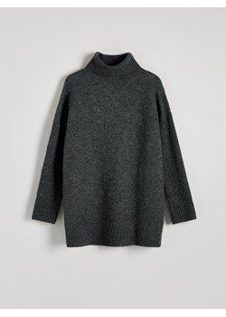 Reserved - Sweter z golfem - ciemnoszary ze sklepu Reserved w kategorii Swetry damskie - zdjęcie 187522715