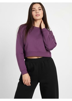 Sinsay - Gładka bluza crewneck - fioletowy ze sklepu Sinsay w kategorii Bluzy damskie - zdjęcie 187523445