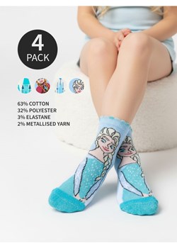 Sinsay - Skarpetki 4 pack Frozen - wielobarwny ze sklepu Sinsay w kategorii Skarpetki dziecięce - zdjęcie 187523466