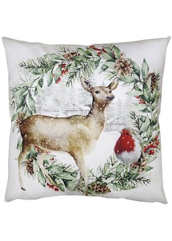 Clayre &amp; Eef Poszewka ze wzorem na poduszkę - 45 x 45 cm ze sklepu Limango Polska w kategorii Poduszki dekoracyjne - zdjęcie 187523577