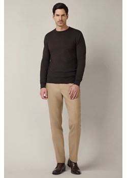 Spodnie Beżowe Wełniane z Elastycznym Pasem Artemio ze sklepu Lancerto S.A. w kategorii Spodnie męskie - zdjęcie 187524048