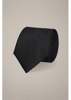 Krawat Czarny Wzór Geometryczny ze sklepu Lancerto S.A. w kategorii Krawaty - zdjęcie 187524057