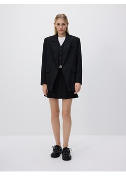 Reserved - Marynarka z wiskozą - czarny ze sklepu Reserved w kategorii Marynarki damskie - zdjęcie 187524186