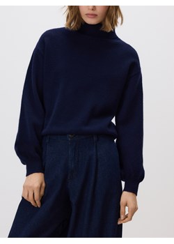 Reserved - Sweter z golfem - granatowy ze sklepu Reserved w kategorii Swetry damskie - zdjęcie 187524207