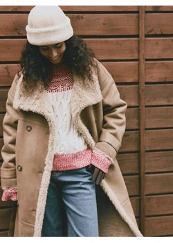 Reserved - Sweter z ozdobnym splotem - wielobarwny ze sklepu Reserved w kategorii Swetry damskie - zdjęcie 187524289