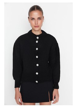 trendyol Kardigan w kolorze czarnym ze sklepu Limango Polska w kategorii Swetry damskie - zdjęcie 187525166